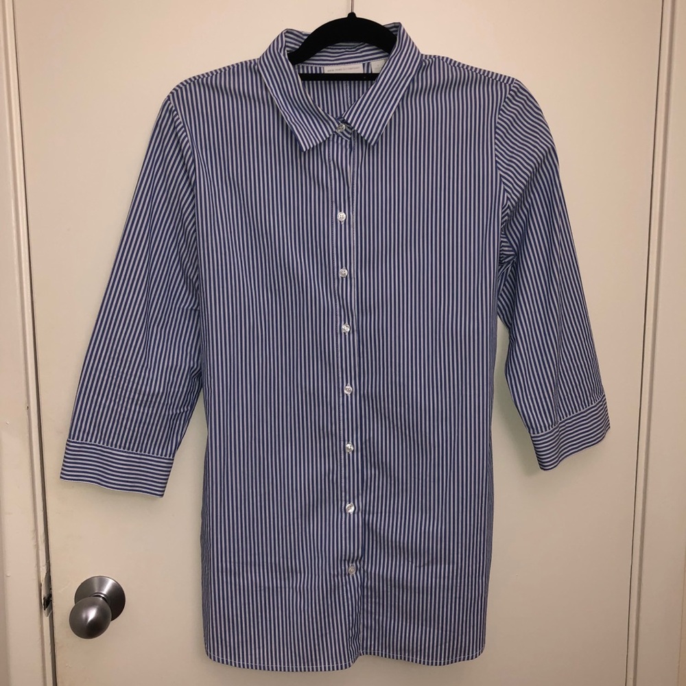 Adorable button up from NewYork&Company with Bow!